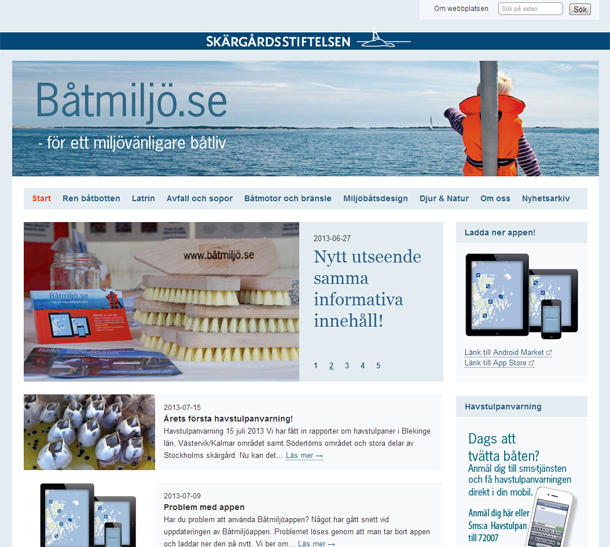 Båtmiljö Screenshot