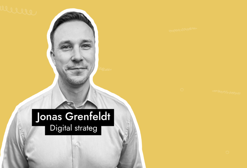 Jonas Grenfeldt, digital strateg på Panang.